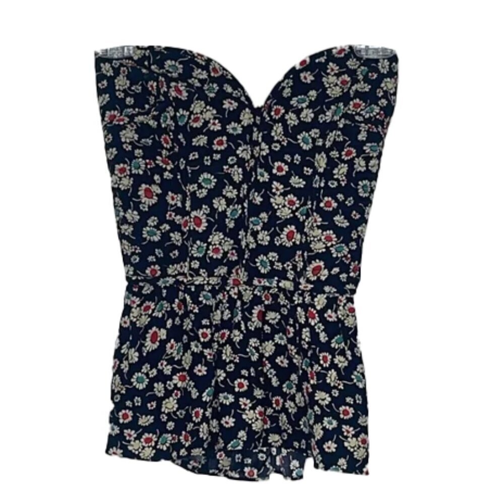 ❤️ PARKER Floral Strapless Top Size L